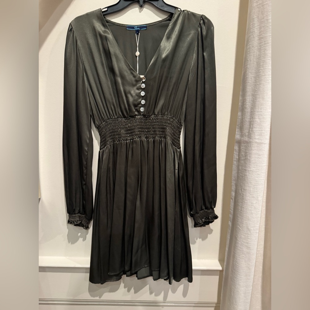 NWT Shore -Laguna Long-Sleeve Dress Small